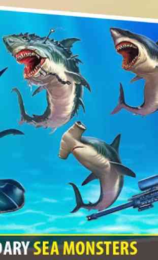 jogos de tiro de animais de caça de tubarão 2