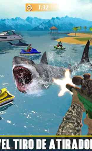 jogos de tiro de animais de caça de tubarão 4