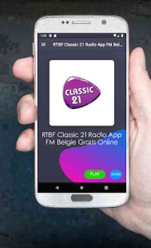 RTBF Classic 21 Radio App FM Belgie Gratis Online 1