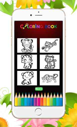 O Tiger Coloring Book: Aprenda a desenhar e colorir chita, pantera e mais 2