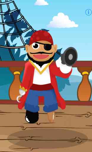 Pirata falando - Talking Pirate: Jogo para crianças, pais, amigos e familiares com os piratas. Ahoi! 1