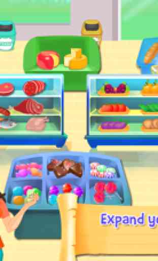 Supermercado caixa registadora miúdos sim- comerciais educacional shopping e hora jogos divertidos gestão 2