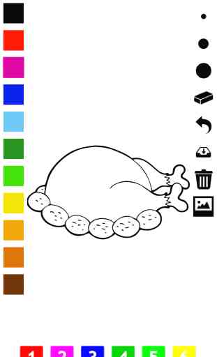 Thanksgiving Coloring Book : Livro para colorir do Dia de Ação para crianças 2