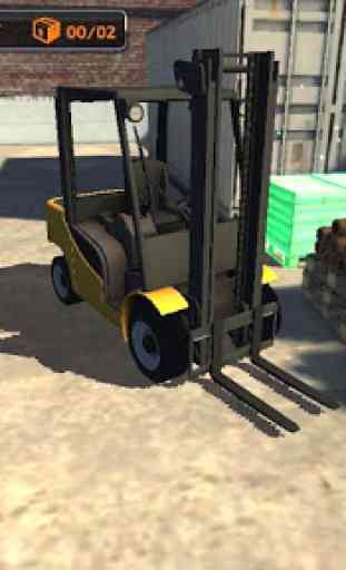 3D Forklift Simulator Parking Games 2018 3