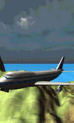 3D Airplane Flight Sim 4