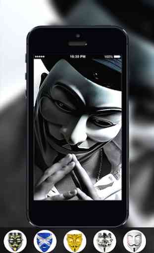 Anonymous Mask Photo Maker CAM 3