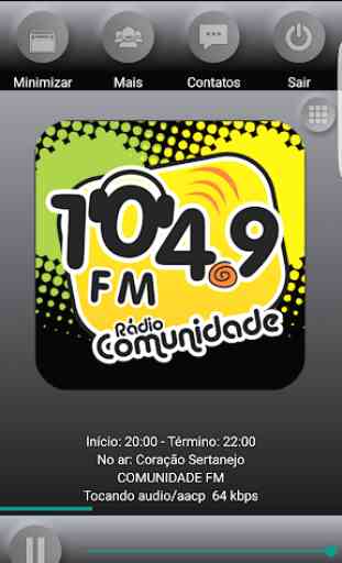 COMUNIDADE FM 104.9 – VRB-MG 1