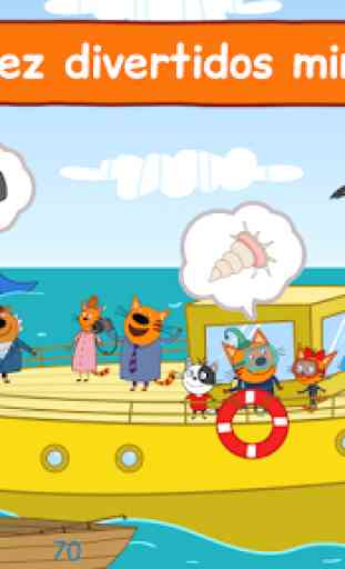 Kid-E-Cats Aventura Marinha & Gato! Jogos infantis 3