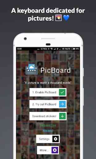 PicBoard | Image Search Keyboard | With Stickers! 1