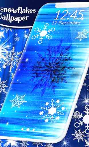 Snowflakes Live Wallpaper ❄️Snow Stars Wallpapers 1