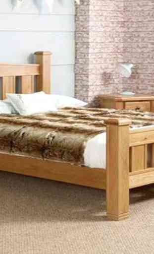 design de cama de madeira 1