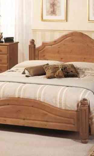 design de cama de madeira 2
