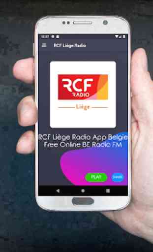 RCF Liege Radio App Belgie Free Online BE Radio FM 1