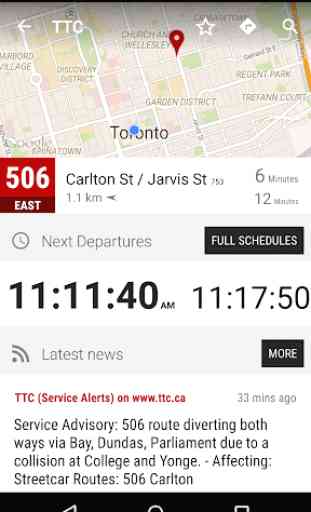 Toronto TTC Streetcar - MonTransit 2