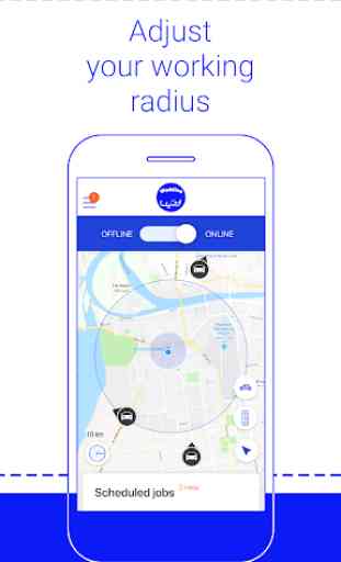 Waddina: app for driver 1