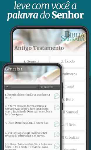 Bíblia Sagrada atualizada em áudio e texto, grátis 2