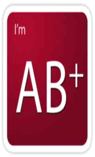 BLOOD TYPE (AB) 1