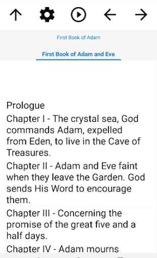 First Book of Adam and Eve 1
