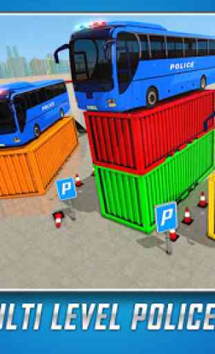 Police bus parking game 3d - Police bus games 2019 4