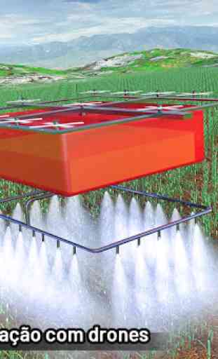 Simulador de agricultura moderno - Drone e trator 1