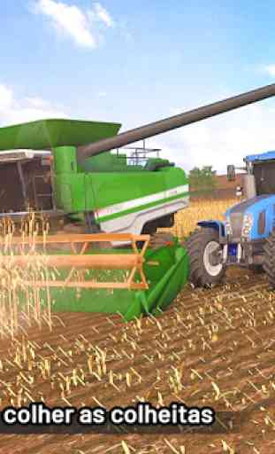 Simulador de agricultura moderno - Drone e trator 3
