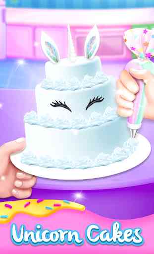 Unicorn Cake Christmas - Bake Decorate Cakes Game 2