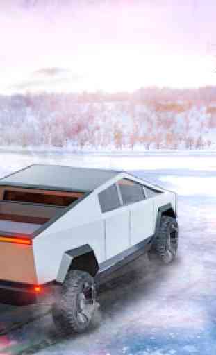 Cyber ​​Truck Snow Drive: Camionete 2