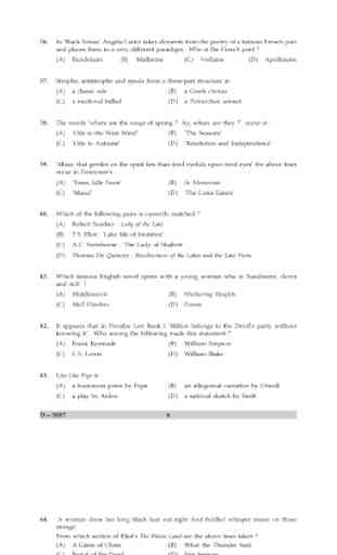 ENGLISH NET Question Paper 1
