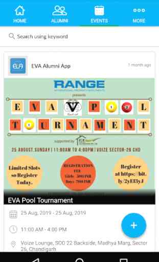 EVA Alumni App 2