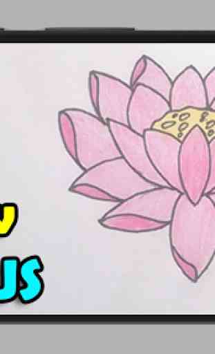 How to Draw a Lotus Flower 2