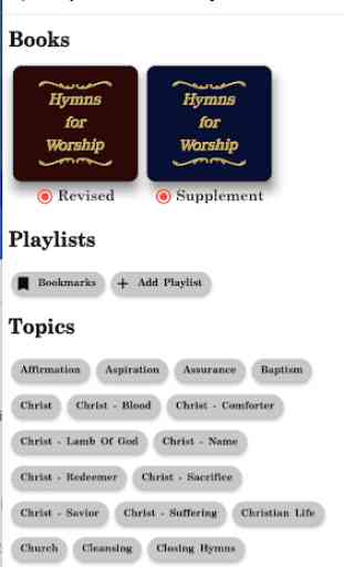 Hymns for Worship 1