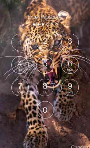 Jaguar Cat Screen Lock 2