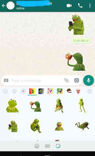 Kermit the Frog Stickers - WAStickerApps 3