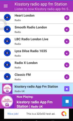 kisstory Radio App Fm Radio UK Station free 1