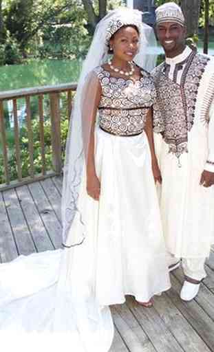Vestido de casamento africano 2