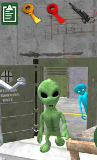 Alien Neighbor. Area 51 Escape língua espanhola 1