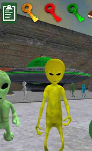 Alien Neighbor. Area 51 Escape língua espanhola 2