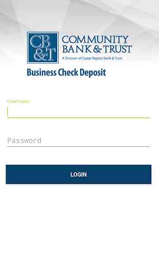 Community Bank Business Deposit 1