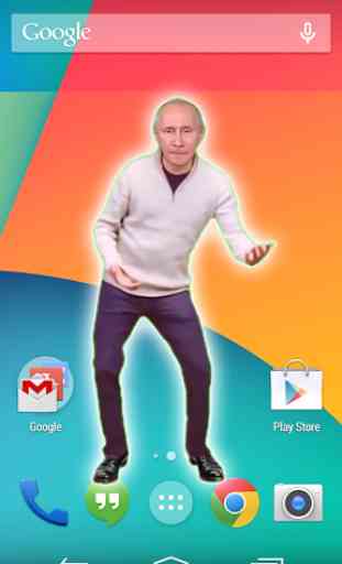 Dançando Putin na tela (brincadeira) 1
