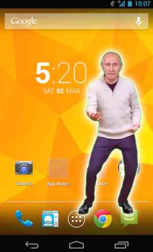 Dançando Putin na tela (brincadeira) 2