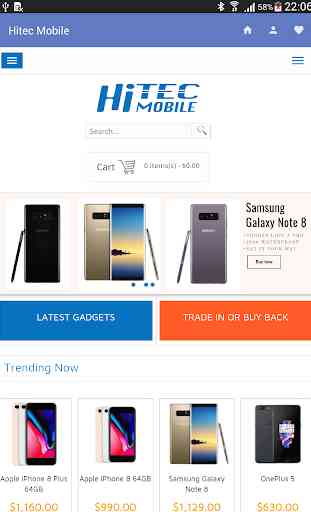 Hitec Mobile Online Shopping App 1