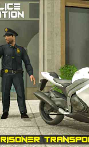 Police Moto Bike Prisoner Transport 3D 1