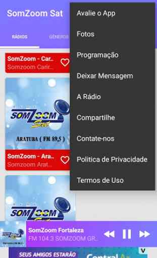 Rádios SomZoom SAT 3