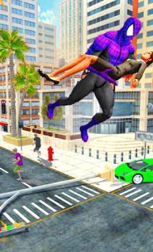 Superhero Spider Rope City Rescue Mission 1