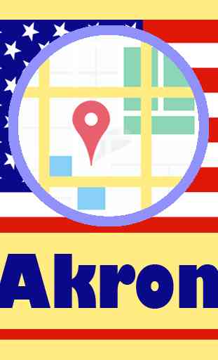 USA Akron City Maps 1