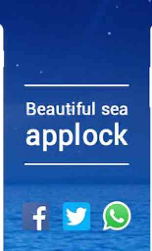 Beautiful Sea Theme – AppLock 4