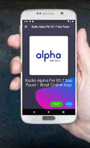 Radio Alpha FM 101.7 Sao Paulo - Brasil Online App 1