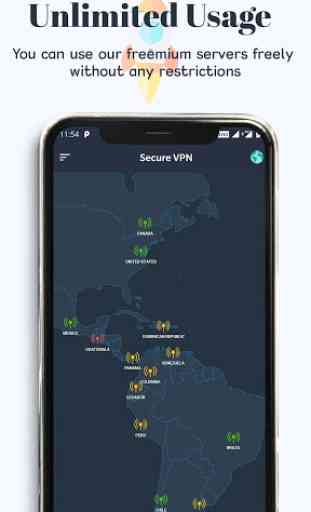 Secure VPN : Free Unlimited VPN 4