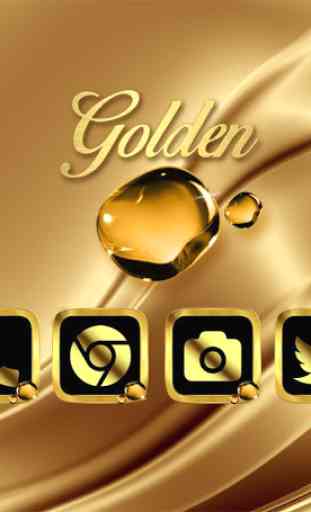 Tema de ouro dourado de luxo 4