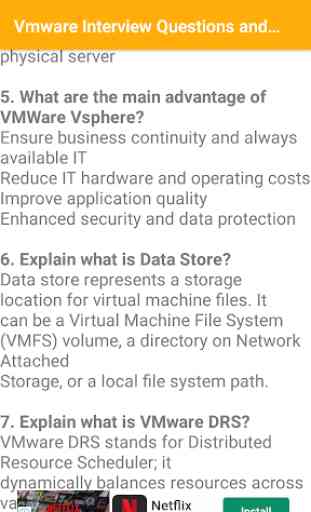 Vmware Interview Questions and Answers App 4